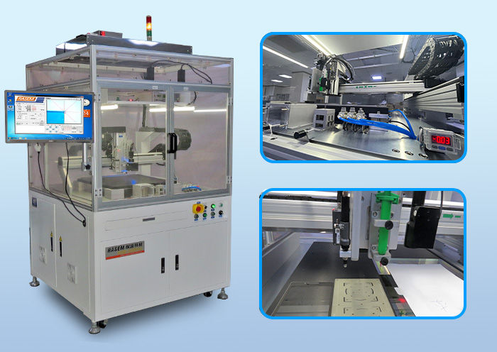 落地型點(diǎn)塗膠機(jī)特寫(xiě)